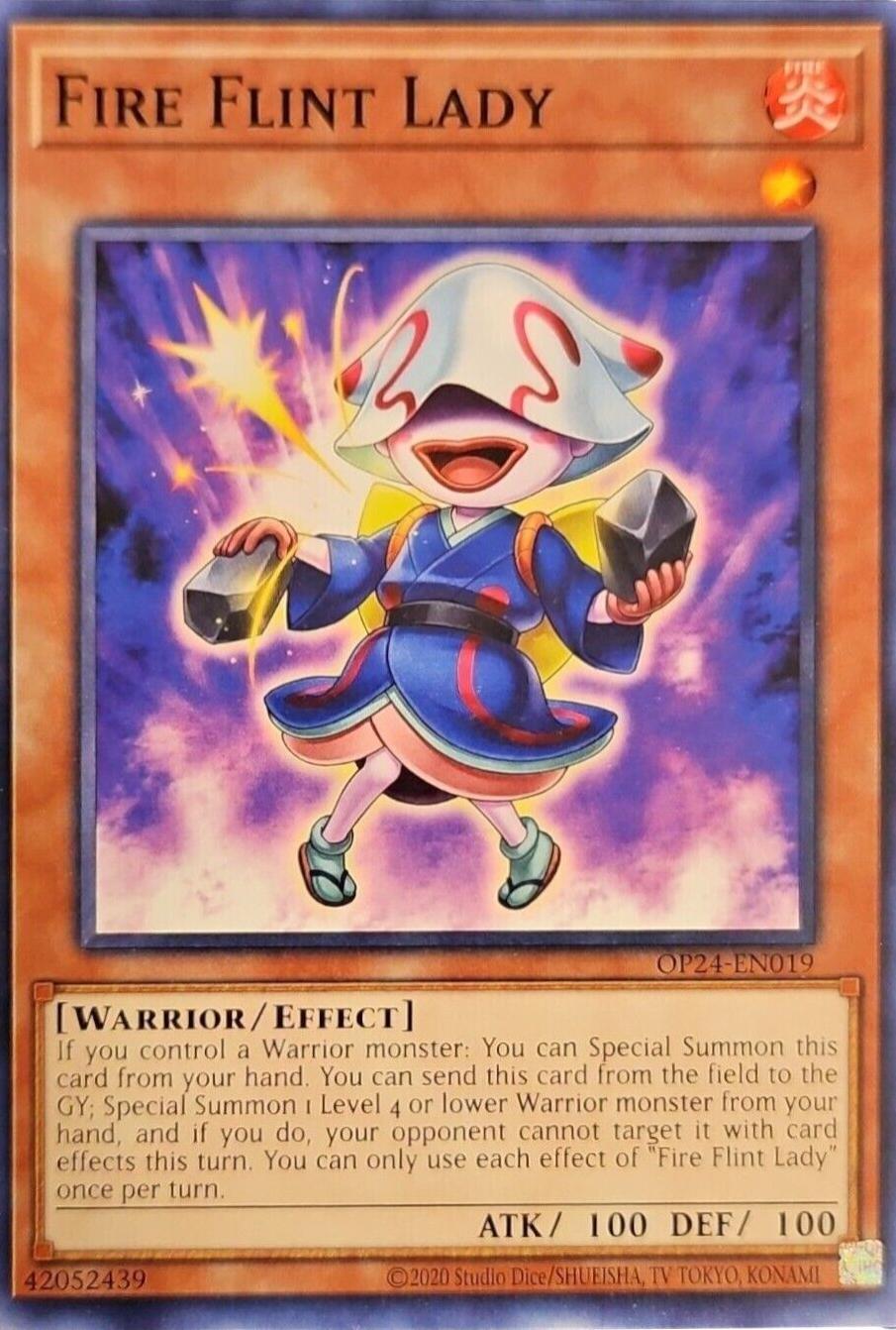 Fire Flint Lady OP24-EN019 YuGiOh OTS Tournament Pack 24