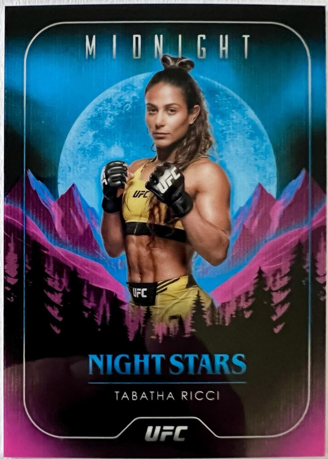 Tabatha Ricci #NS-13 Ufc Cards 2024 Topps Midnight UFC Night Stars
