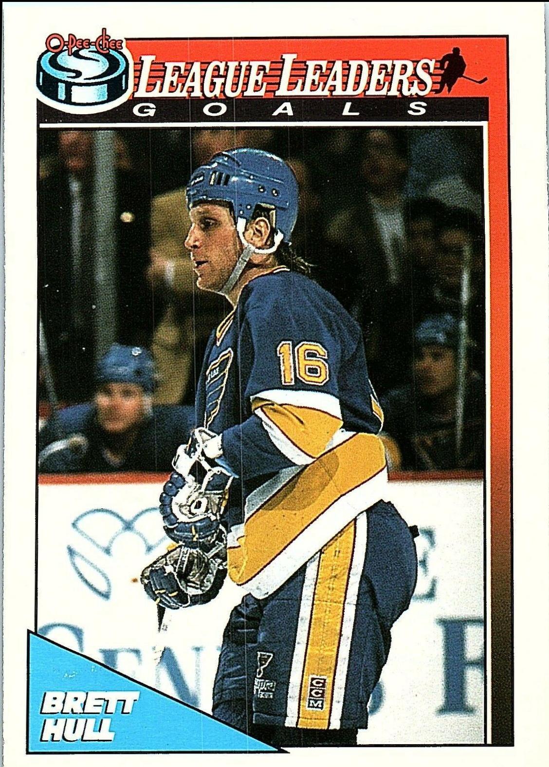 Brett Hull #190 Hockey Cards 1991 O-Pee-Chee