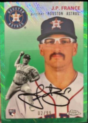 J.P. France [White Green Refractor] #142