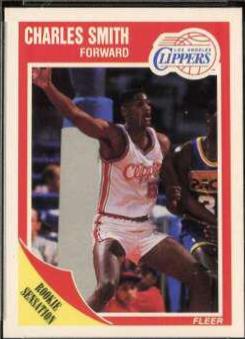 Charles Smith #73 Basketball Cards 1989 Fleer