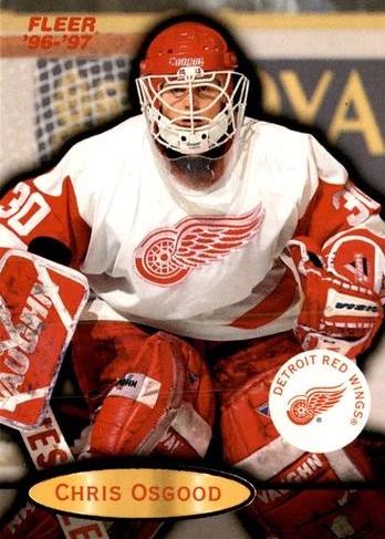Chris Osgood #33 Hockey Cards 1996 Fleer