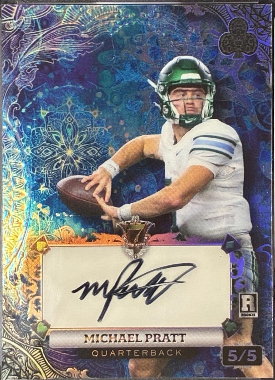 Michael Pratt #AC7CF-MP 2024 Wild Card 7 Card Studs Autoclubsflourishes Football