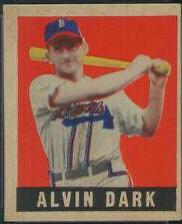 Alvin Dark #51 Baseball Cards 1948 Leaf