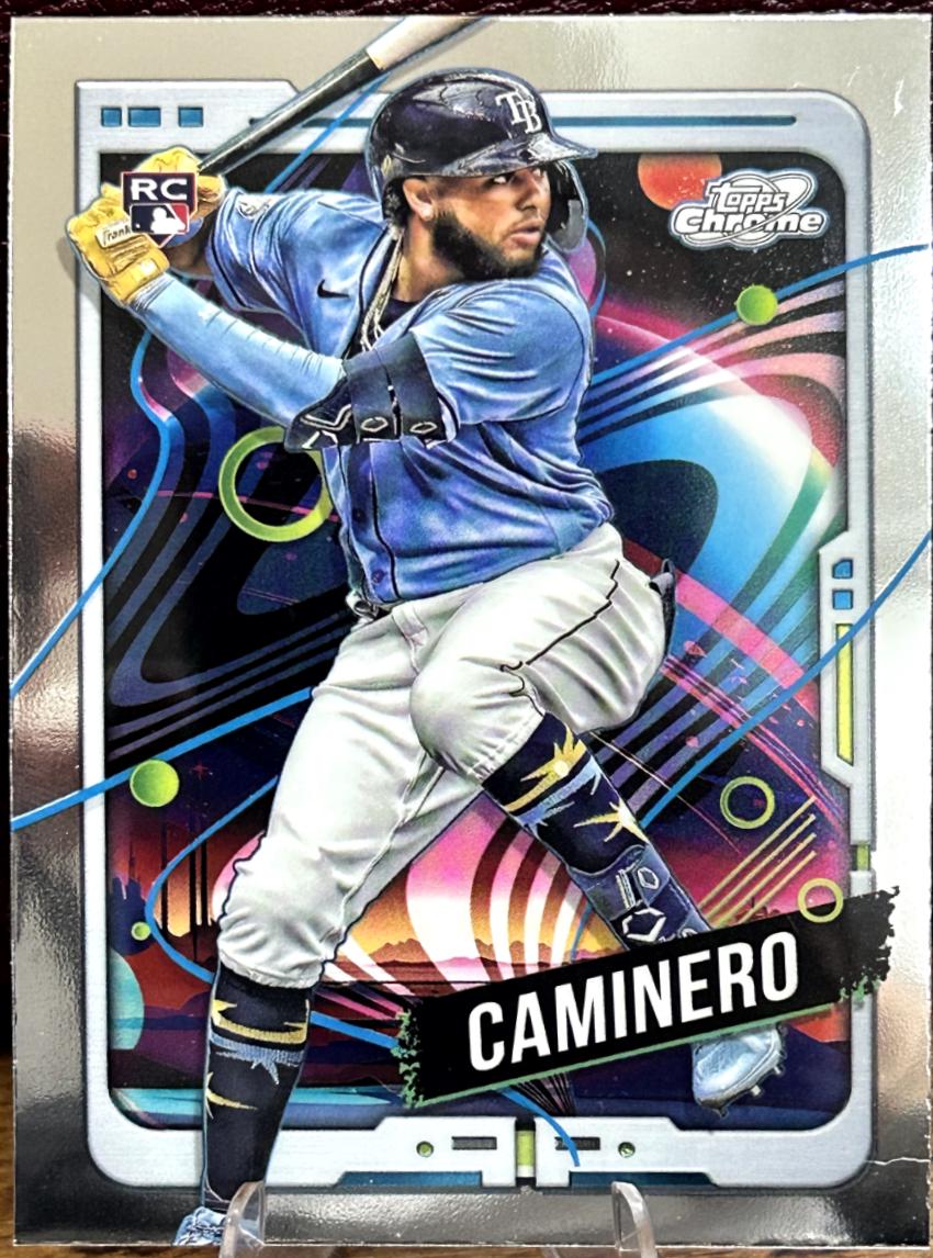 Junior Caminero #1 Baseball Cards 2024 Topps Cosmic Chrome