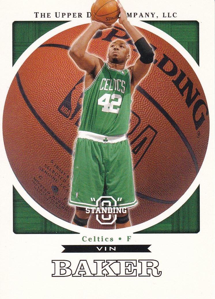 Vin Baker #6 Basketball Cards 2003 Upper Deck Standing O