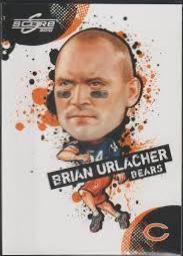 Brian Urlacher #7 Football Cards 2010 Panini Score