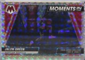 Jalen Green #5 Basketball Cards 2021 Panini Mosaic Moments in Time