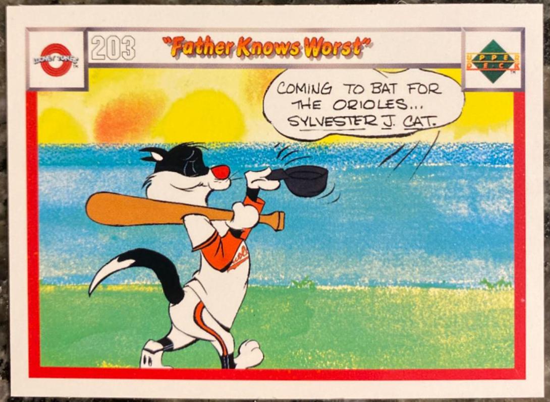 Father Knows Worst #203 / 212 Baseball Cards 1990 Upper Deck Comic Ball