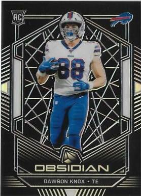 Dawson Knox #142 2019 Panini Obsidian Football