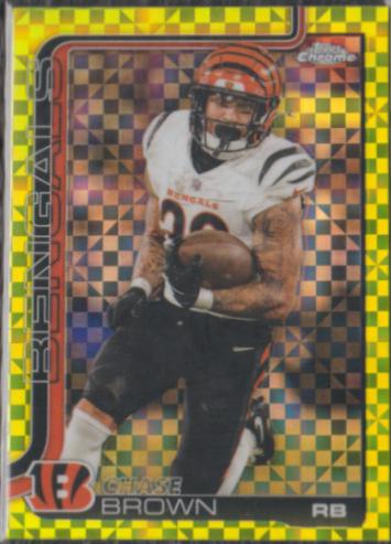 2025 Chase Brown [X-Fractor Green] #62