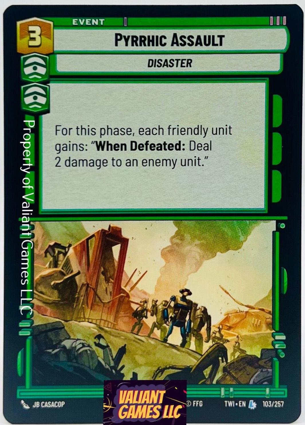 Pyrrhic Assault #103 Star Wars Unlimited: Twilight of the Republic