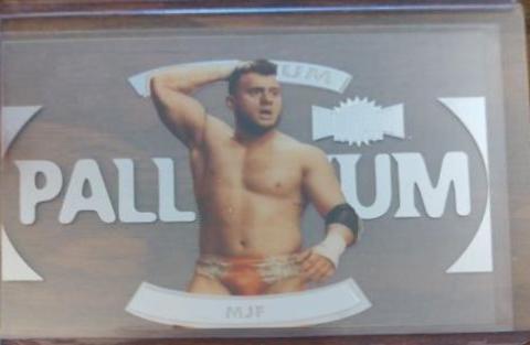 MJF #P-3 Wrestling Cards 2022 SkyBox Metal Universe AEW Palladium