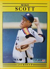 Mike Scott #515 Baseball Cards 1991 Fleer Prices