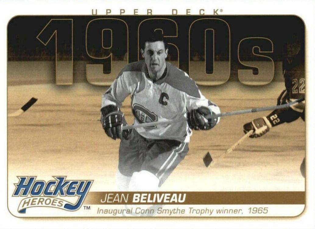 Jean Beliveau #HH25 Hockey Cards 2011 Upper Deck Hockey Heroes