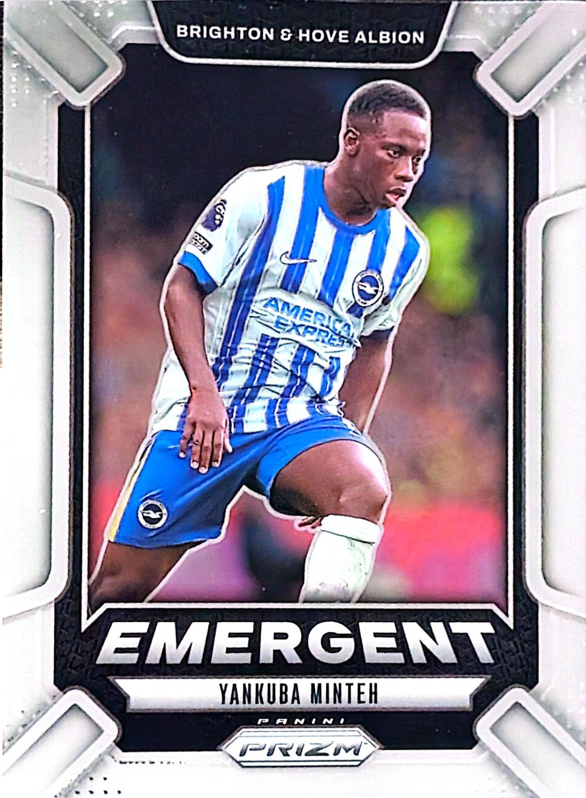 Yankuba Minteh #5 2024 Panini Prizm Premier League Emergent