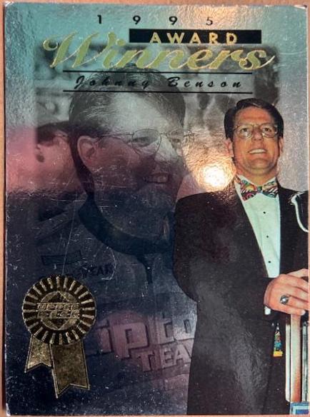 Johnny Benson #RC135 Racing Cards 1996 Upper Deck Road to the Cup NASCAR