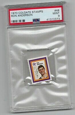 Ron Anderson #48 Hockey Cards 1970 Colgate Stamps