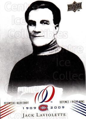 Jack Laviolette #23 Hockey Cards 2008 Upper Deck Montreal Canadiens Centennial