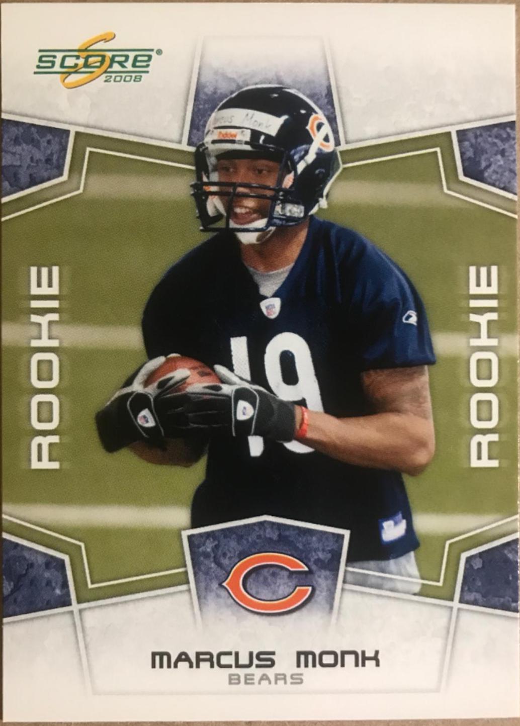 Marcus Monk #430 Football Cards 2008 Panini Score