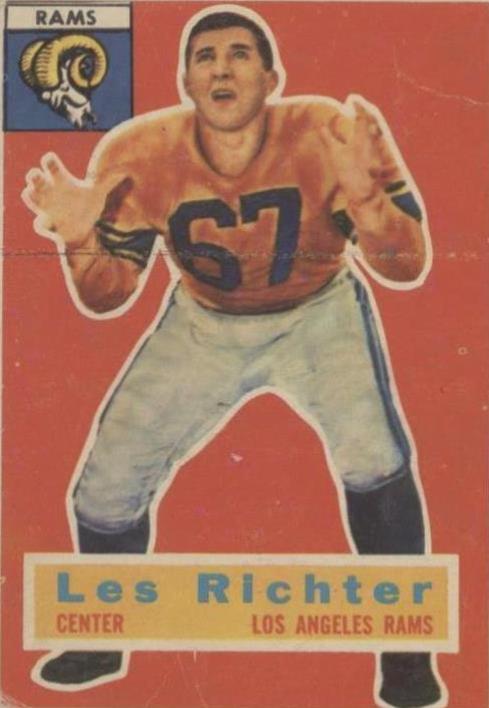 Les Richter #30 Football Cards 1956 Topps