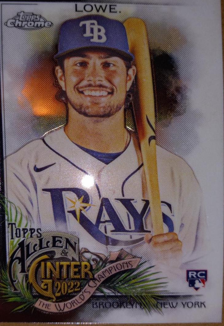 Josh Lowe #196 Baseball Cards 2022 Topps Allen & Ginter Chrome