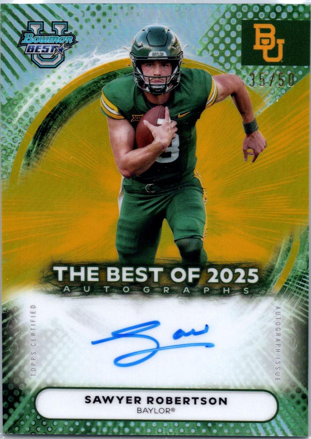 Sawyer Robertson [Gold] #BOA-SR