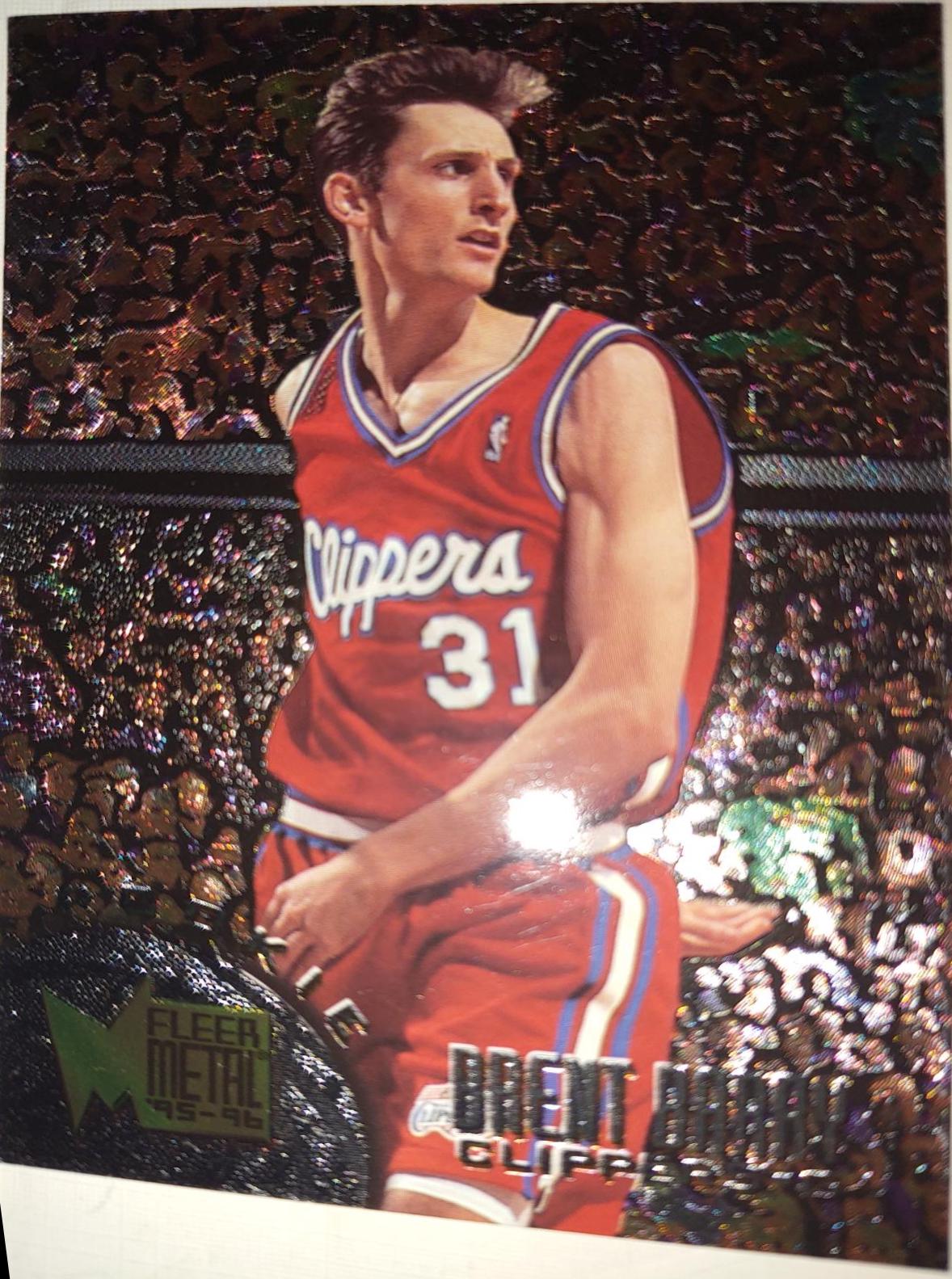 Brent barry #157 Basketball Cards 1995 Metal