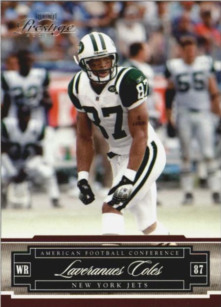 Laveranues Coles #101 2007 Playoff Prestige Football