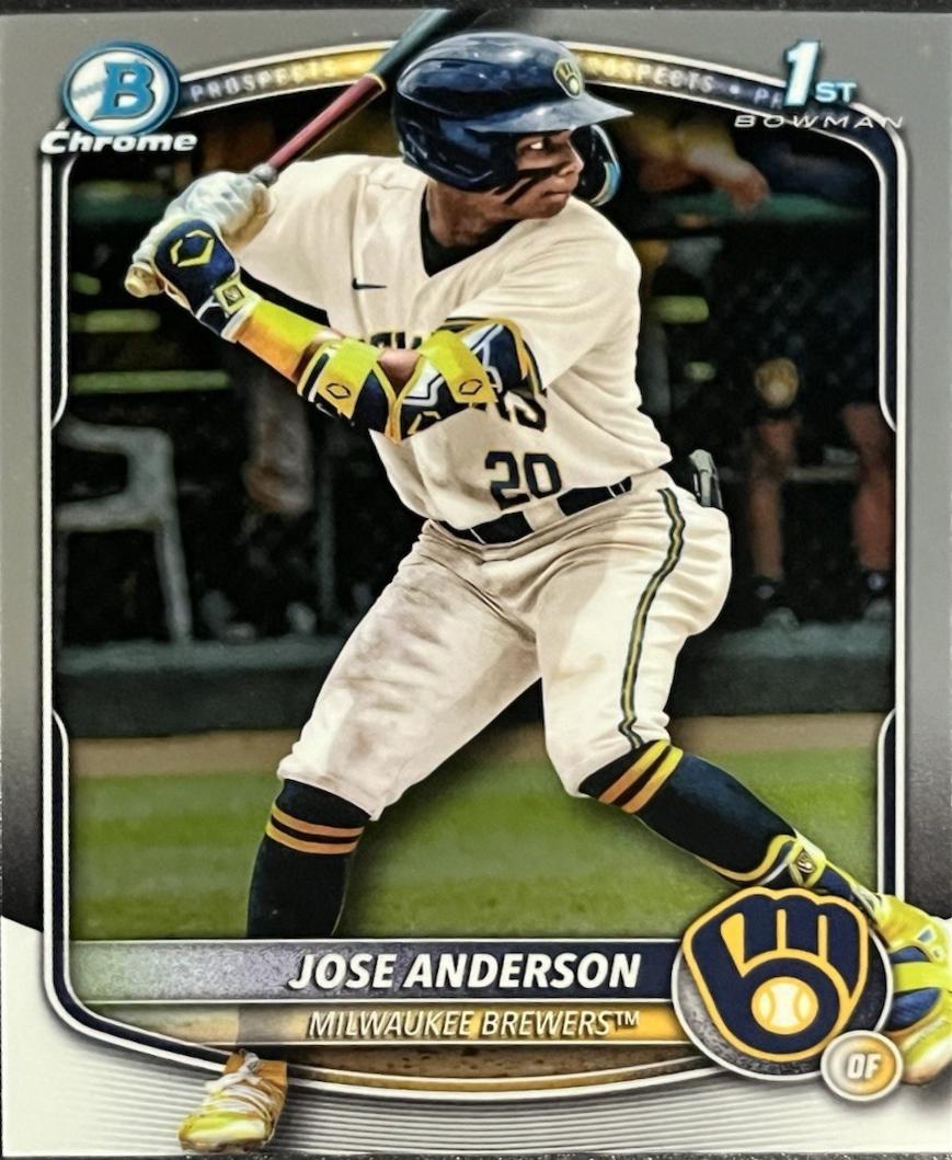Jose Anderson #BCP-193 Prices | 2025 Bowman Chrome Prospects