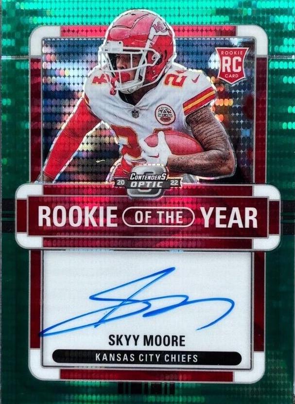 Skyy Moore [Rookie of the Year Autograph Green Pulsar] #ROY-SM