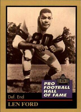 Len Ford #42 Football Cards 1991 Enor Pro HOF