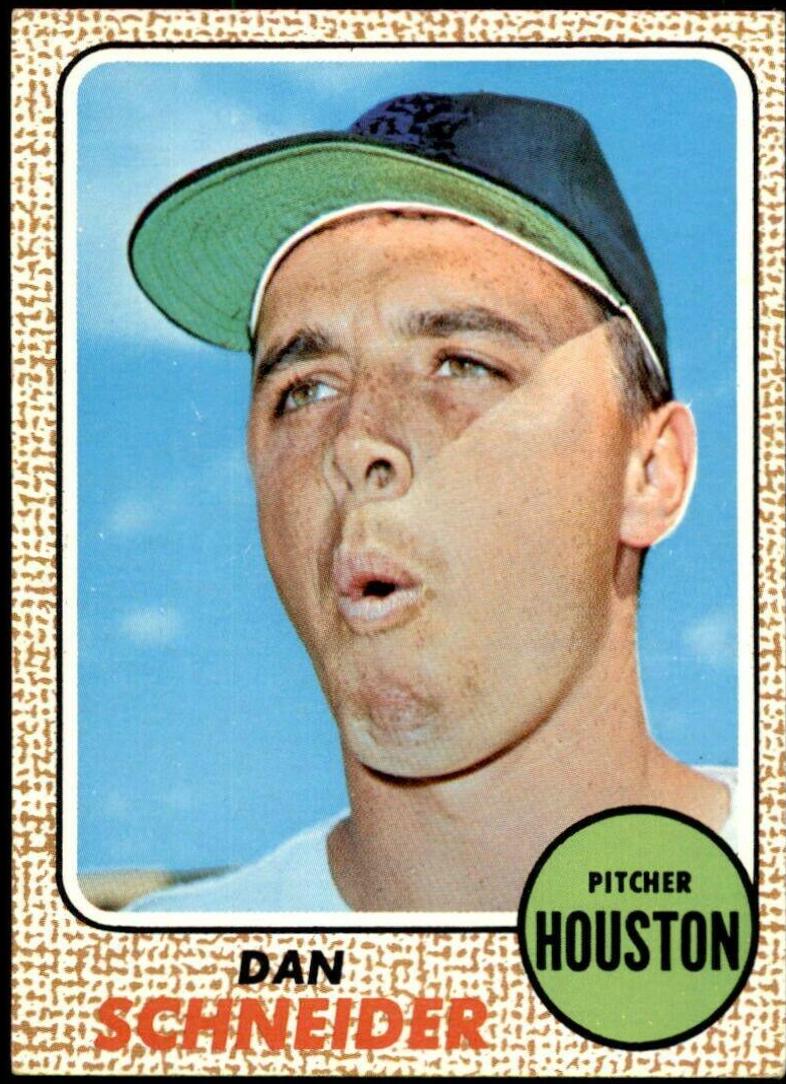 Dan Schneider #57 Baseball Cards 1968 Topps Milton Bradley