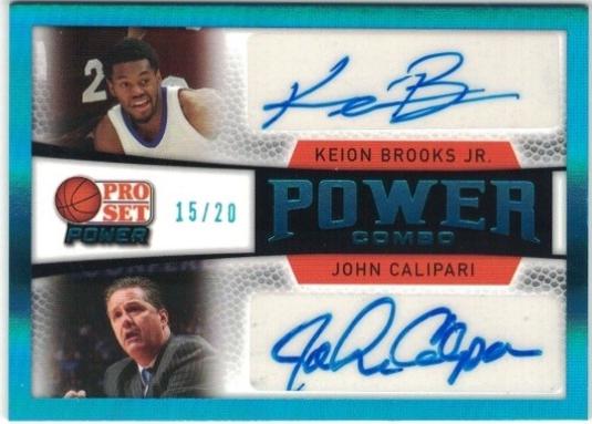 Keion Brooks Jr. #BA-KBJ 2021 Pro Set Power Autograph Basketball