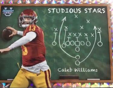 Caleb Williams #SS-1 Football Cards 2023 Bowman's Best University Studious Stars