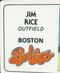 Jim Rice Baseball Cards 1981 Perma Graphics Super Star Credit Card