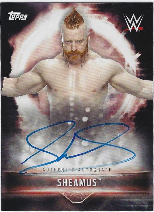 Sheamus #A-SH Wrestling Cards 2019 Topps WWE Road to Wrestlemania Autographs