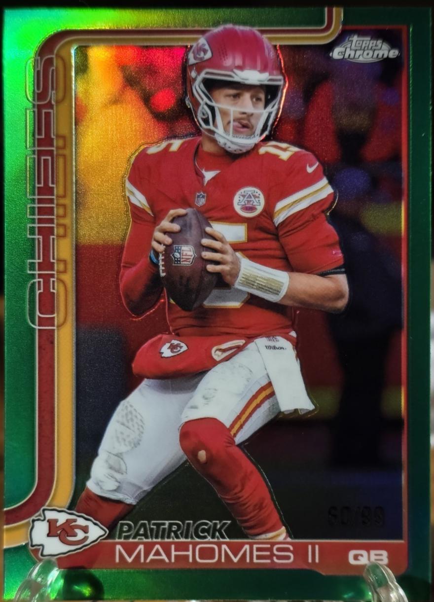 Patrick Mahomes II [Green Refractor] #148