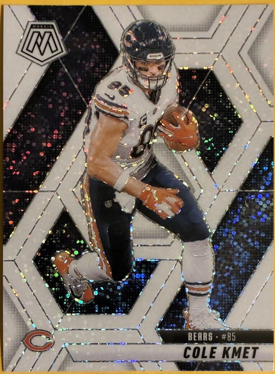 Cole Kmet [White Sparkle] #48