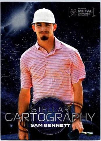 Sam Bennett #149 2024 Skybox Metal Universe Champions Golf