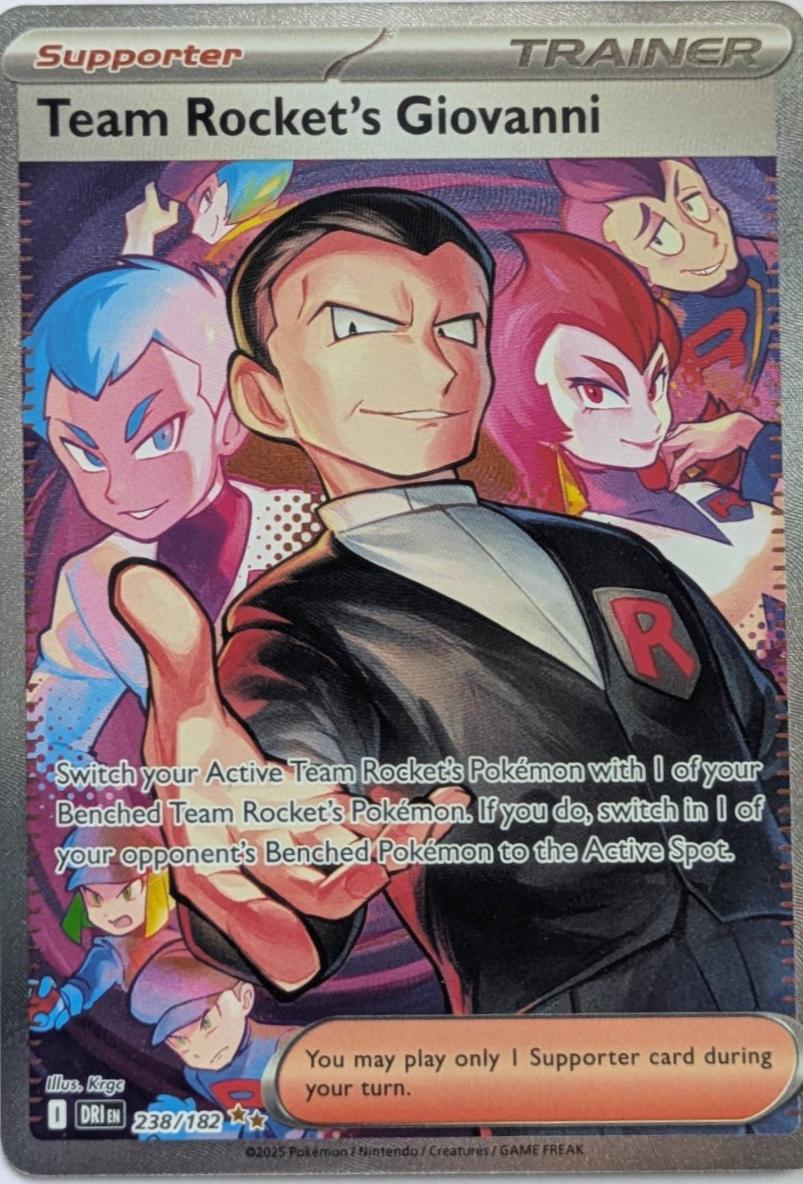 Team Rocket's Giovanni #238 Pokemon Destined Rivals