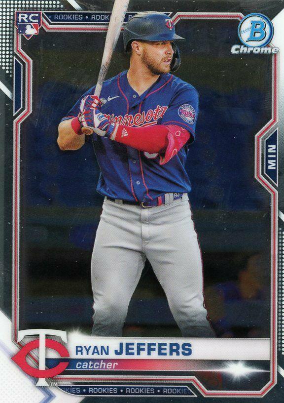 Ryan Jeffers #56 Baseball Cards 2021 Bowman Chrome