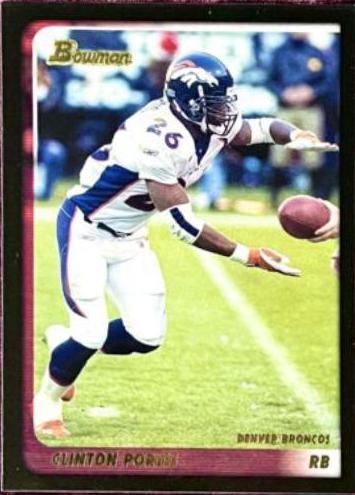 Clinton Portis #37 Football Cards 2003 Bowman