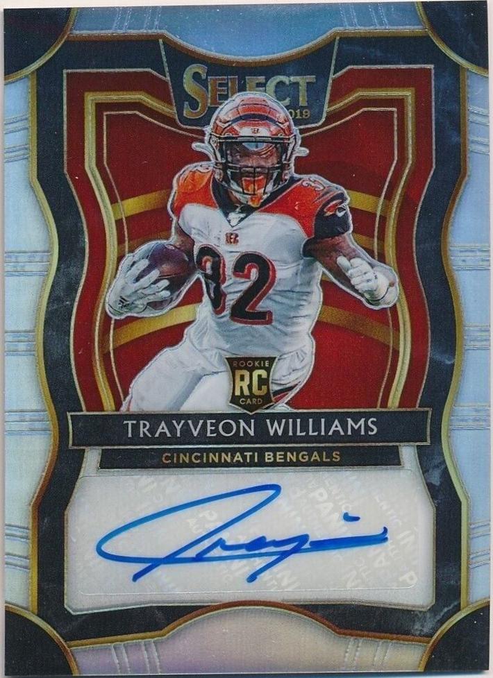 Trayveon Williams #RS-12 Football Cards 2019 Panini Select Rookie Signature Prizm