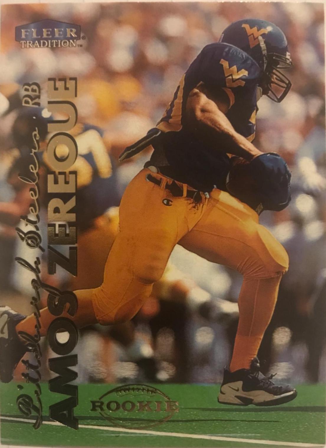 Amos Zereoue #300 Football Cards 1999 Fleer Tradition