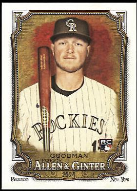 Hunter Goodman #3 Baseball Cards 2024 Topps Allen & Ginter