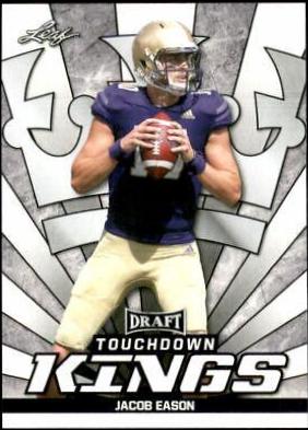 Jacob Eason #81 Football Cards 2020 Leaf Draft
