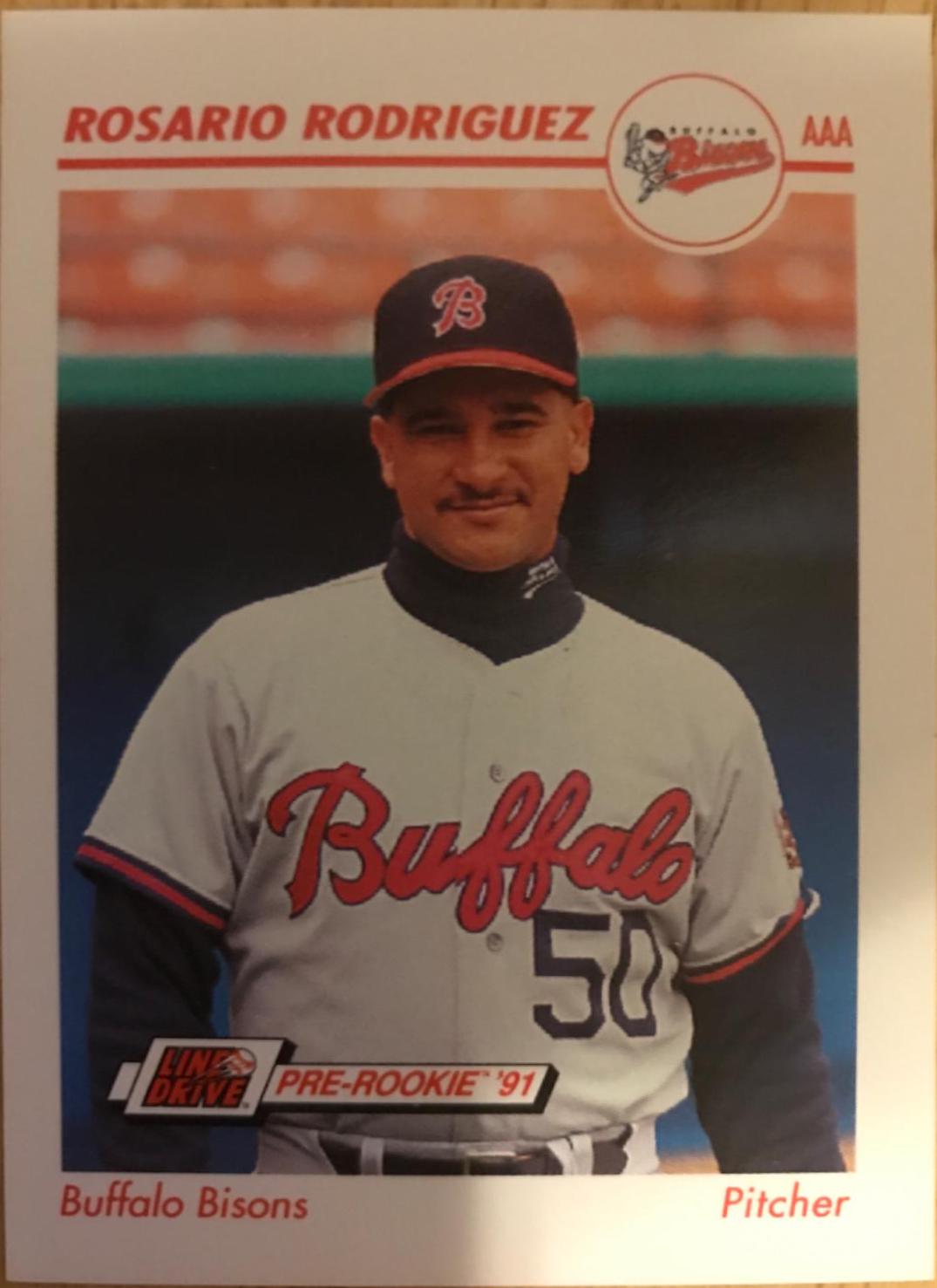 Rosario Rodriguez #44 Baseball Cards 1991 Impel Line Drive