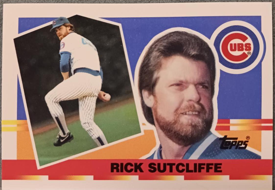 Rick Sutcliffe #38 Baseball Cards 1990 Topps Big Baseball