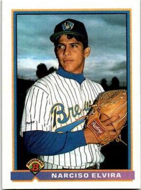 Narciso Elvira #47 Baseball Cards 1991 Bowman